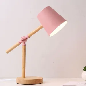 Rotatable LED Table Lamp in Macaroon Design