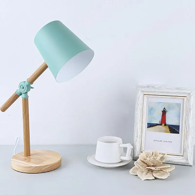 Rotatable LED Table Lamp in Macaroon Design