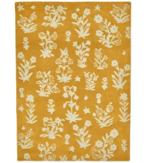 Sandersons Rug Woodland Glade Gold