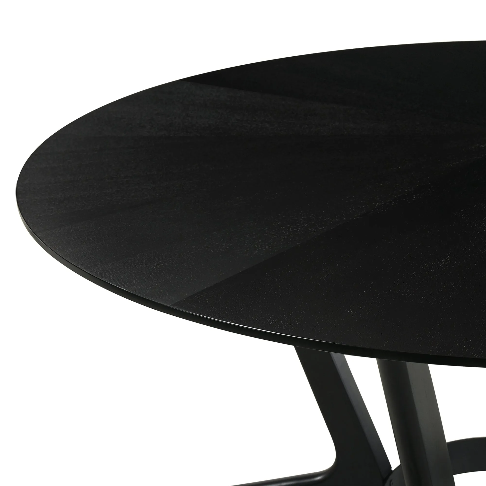 Santana 7 Piece Round Wood Dining Set