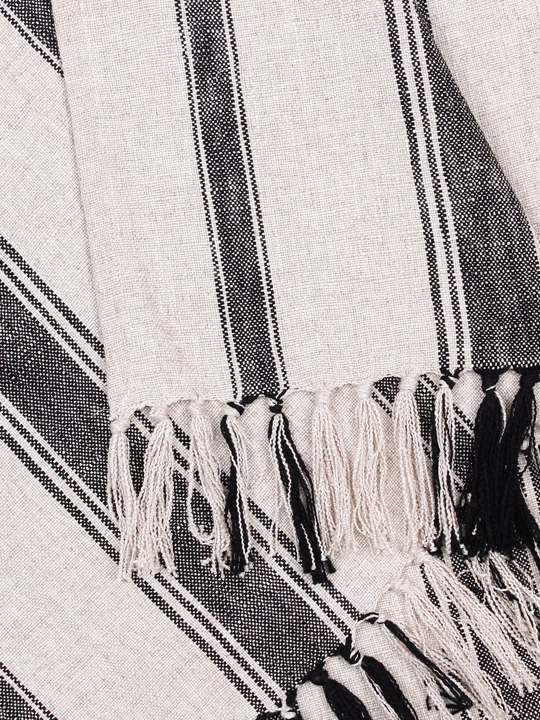 Satpura Throw (Black/Natural)