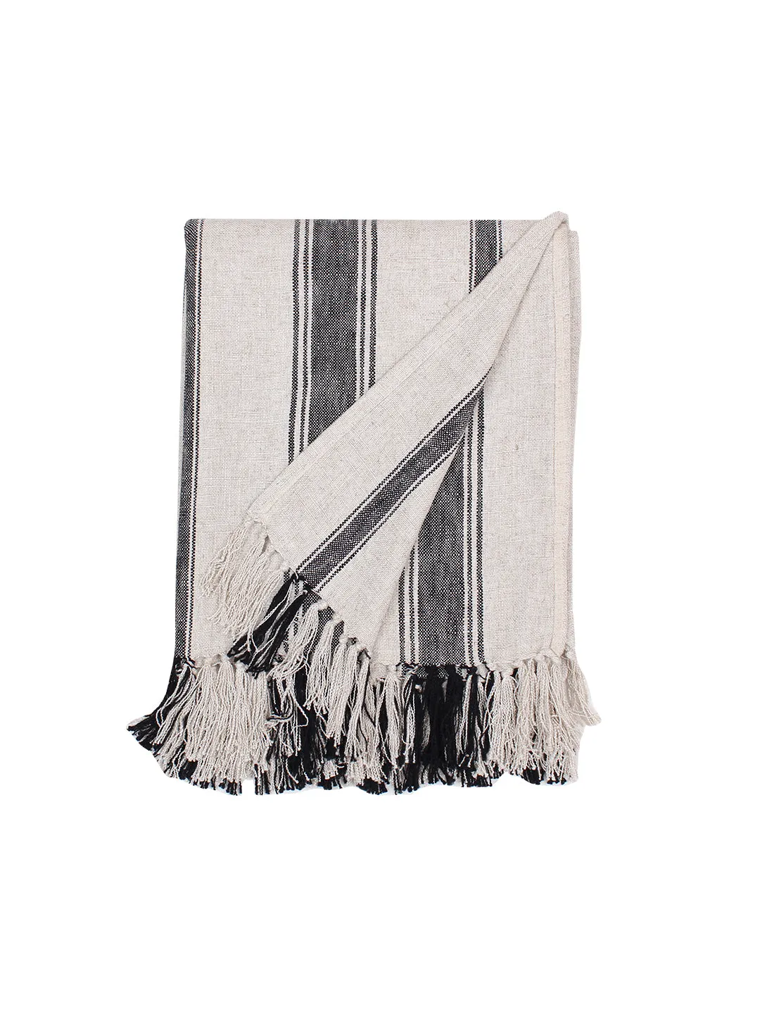 Satpura Throw (Black/Natural)