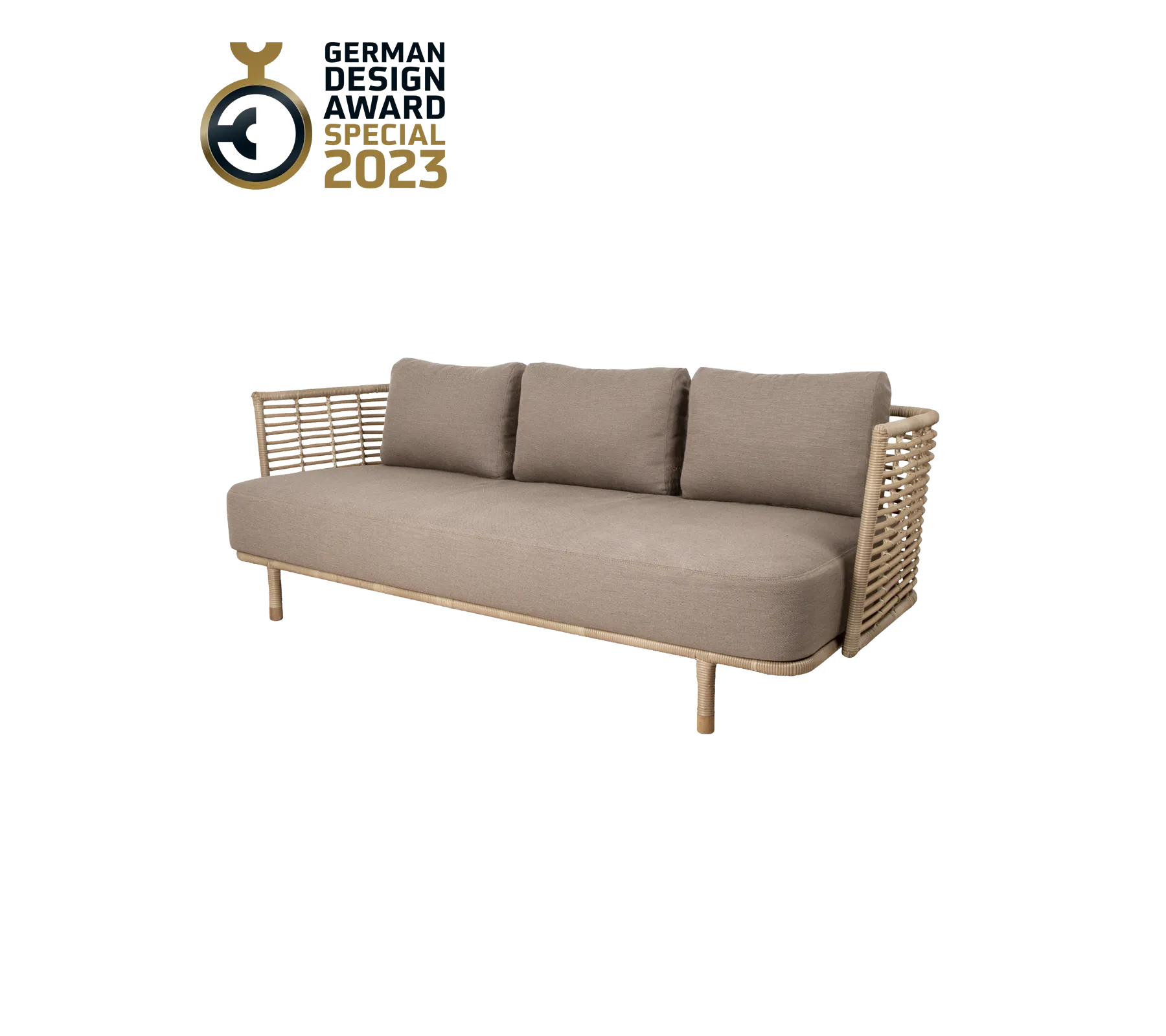 Sense 3-seater sofa