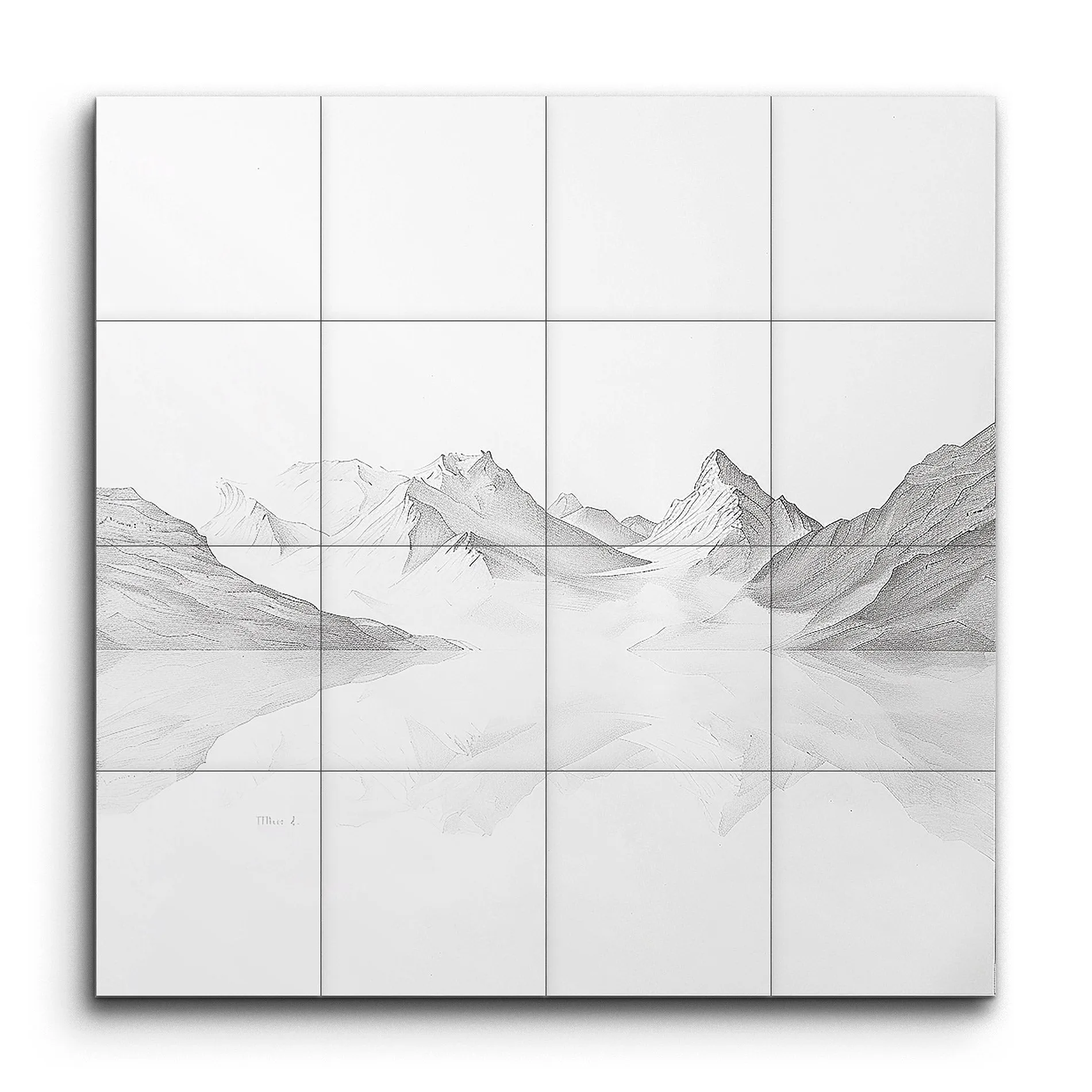Serene Mountain Reflection