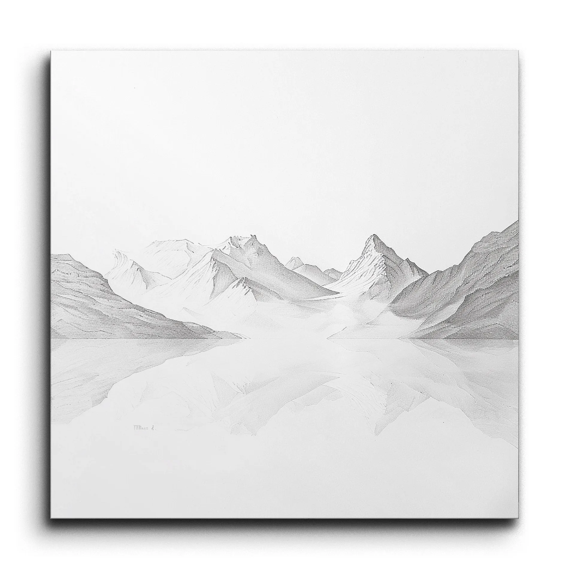 Serene Mountain Reflection