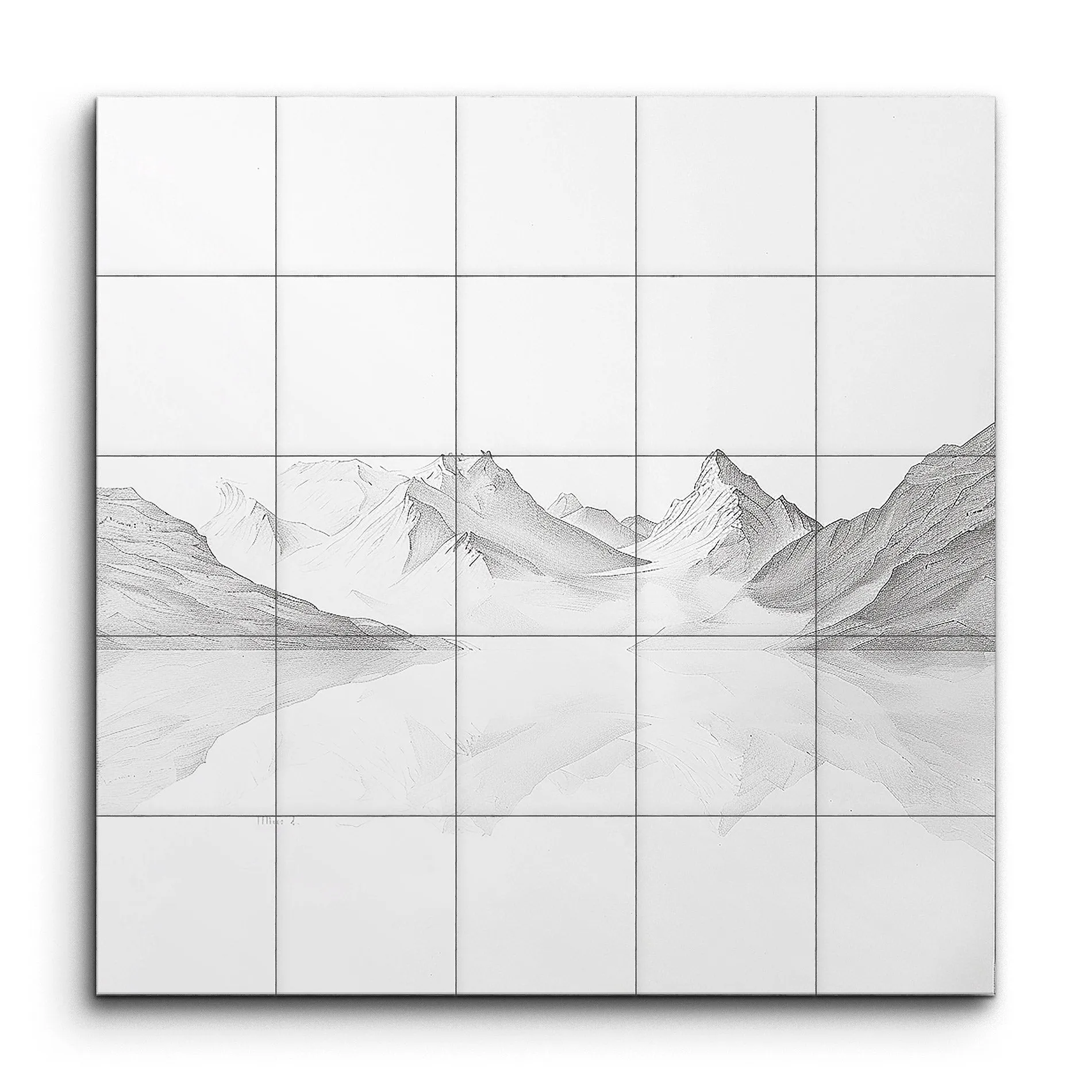 Serene Mountain Reflection