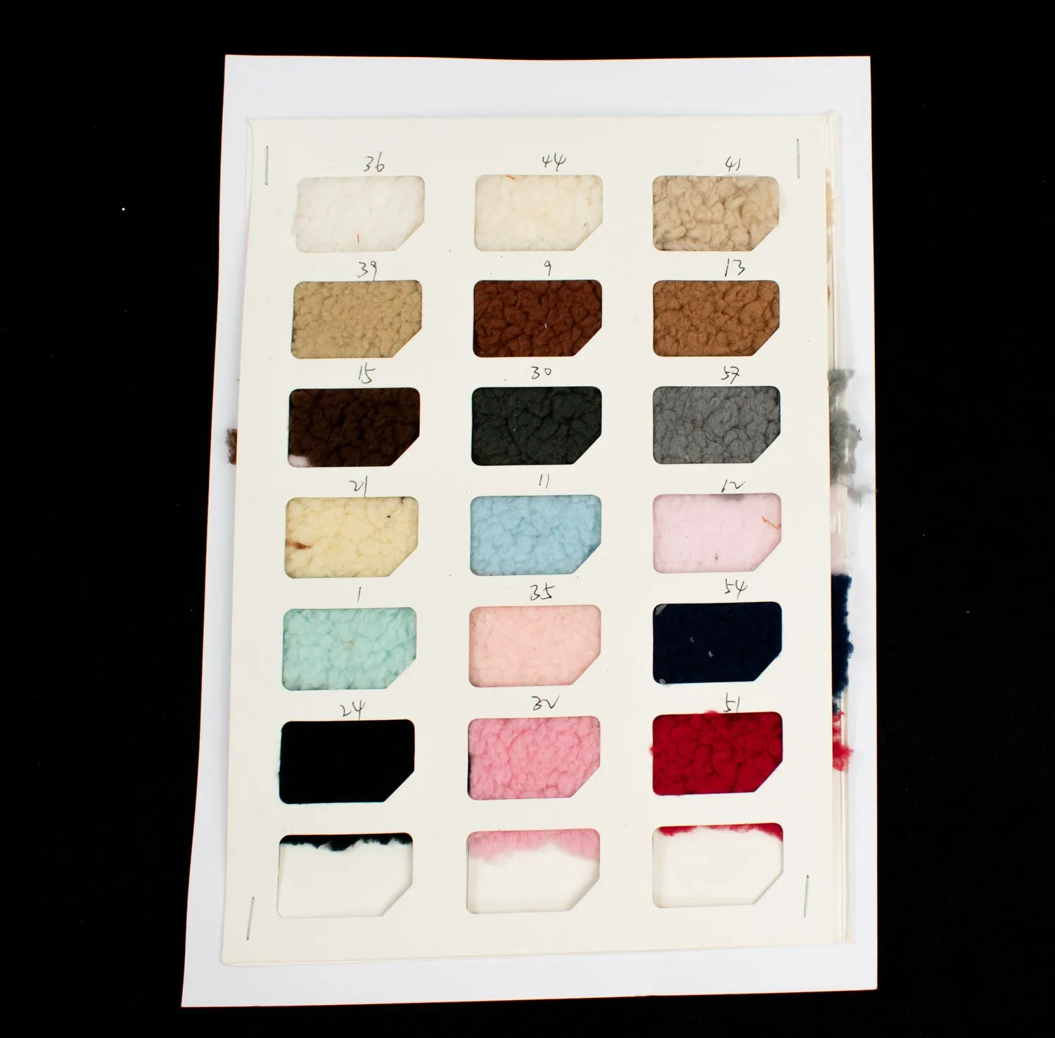 Sherpa Cuddle Fleece Sample Book