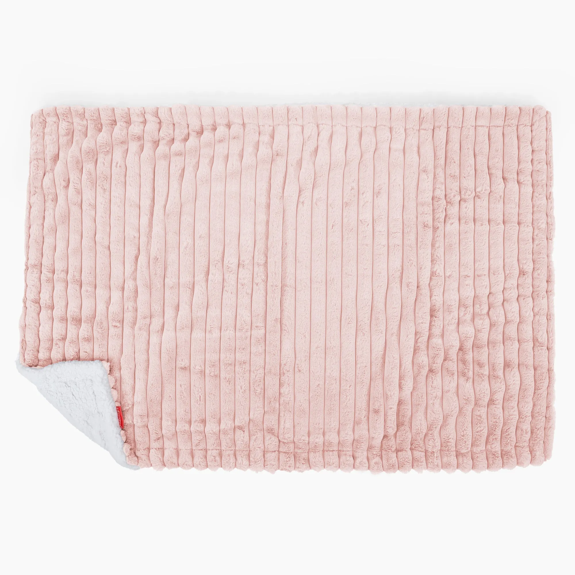 Sherpa Throw / Blanket - Ultra Plush Cord Dusty Pink