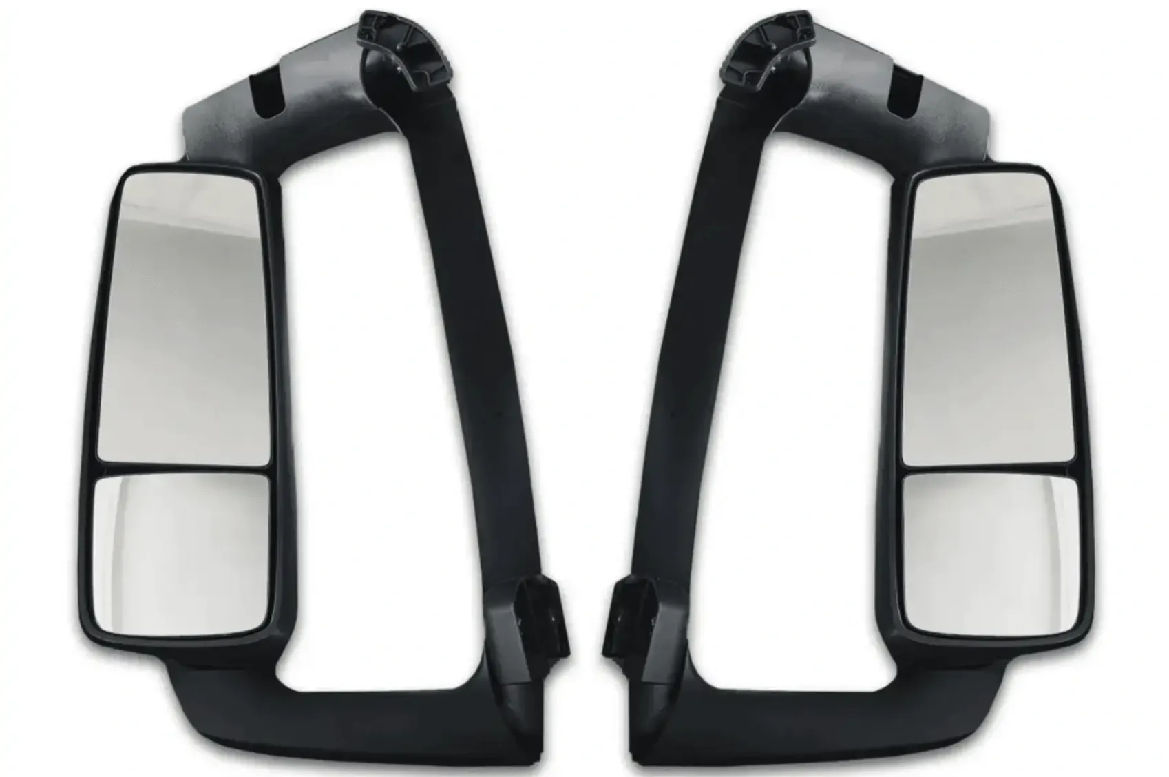 Side View Door Mirrors Power Heated Black Set Volvo 2004  VNL VNM VNX