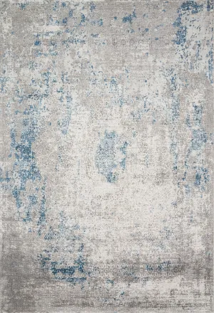 Sienne Rug in Dove & Ocean