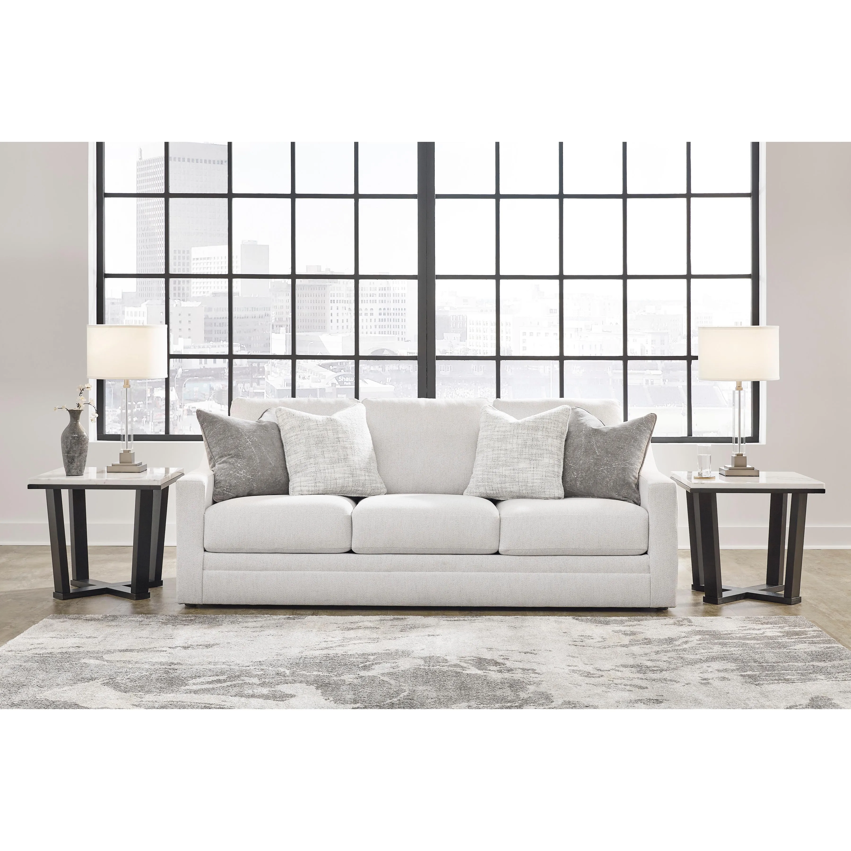 Signature Design by Ashley Maitelynn Stationary Fabric Sofa 4820238