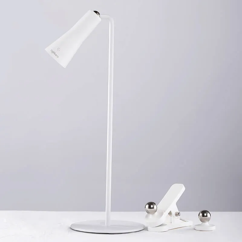 Simple Cone White USB Eye Protection LED Desk Lamp