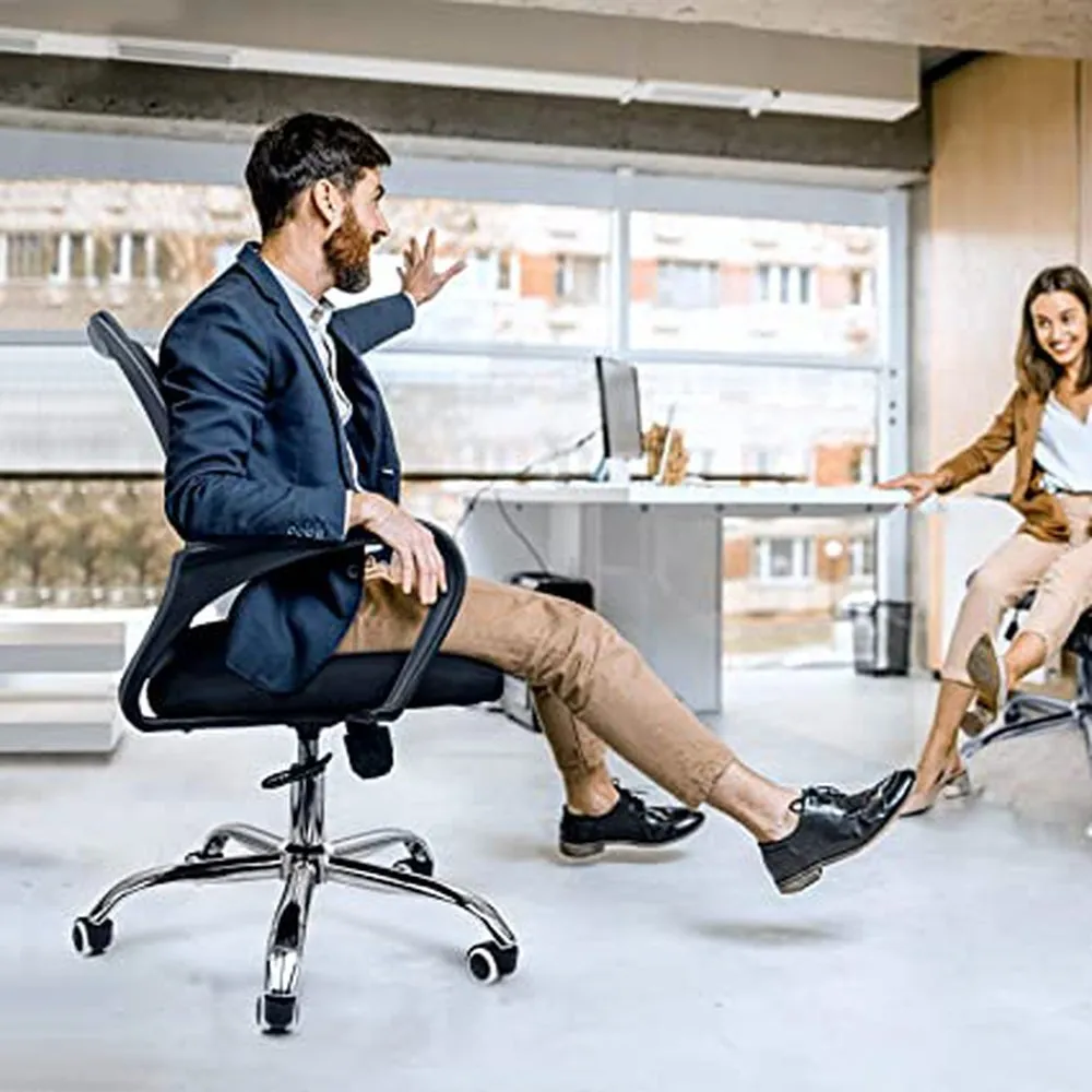 Simple Deluxe Task Office Chair, Black