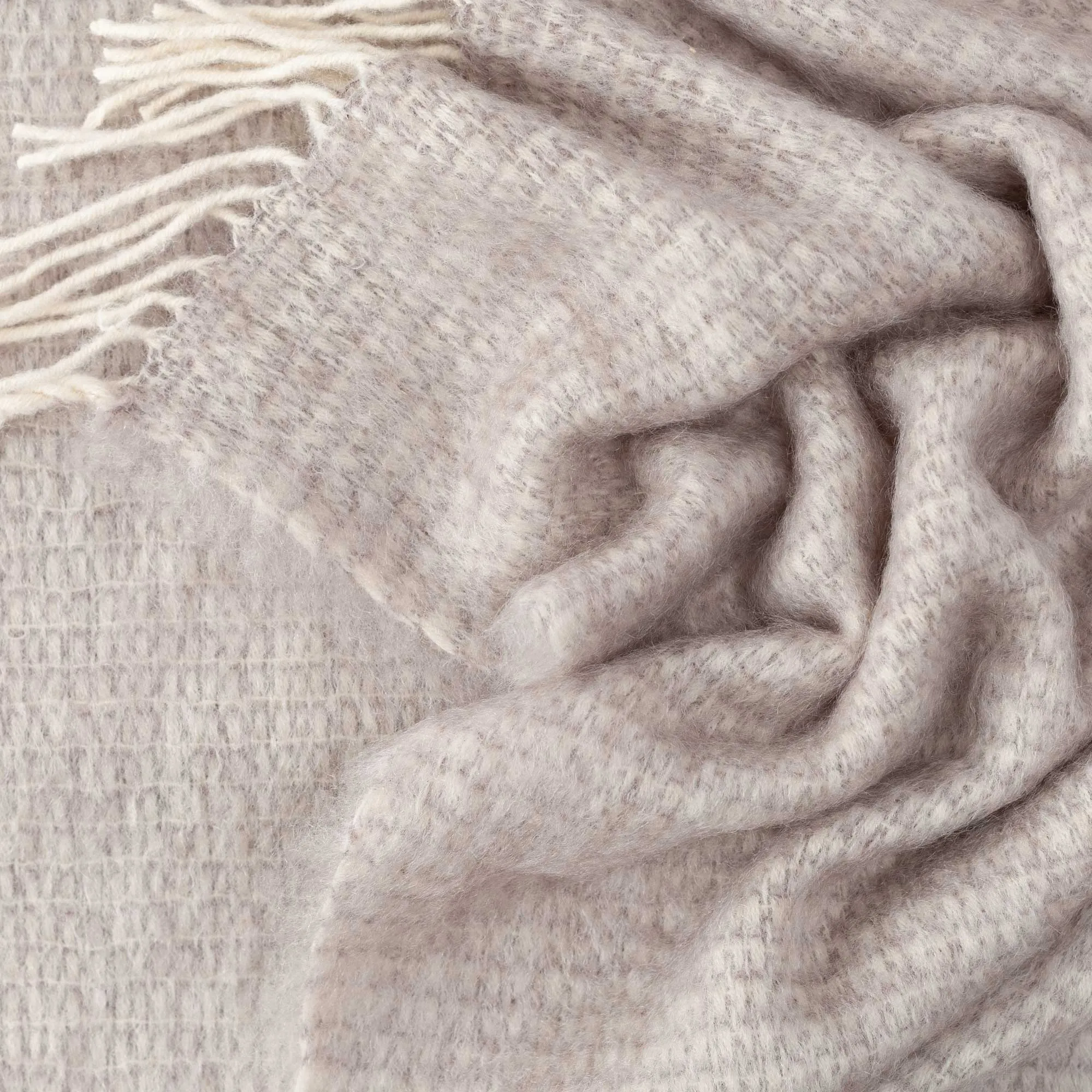 Sofia Mohair Blanket Linen