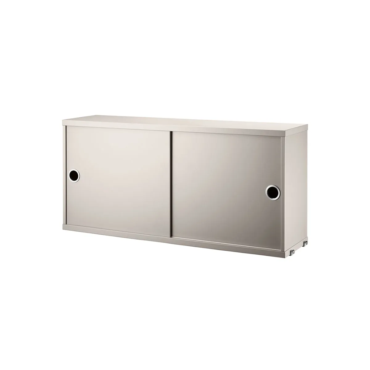 String Shelving - Sliding Door Cabinet