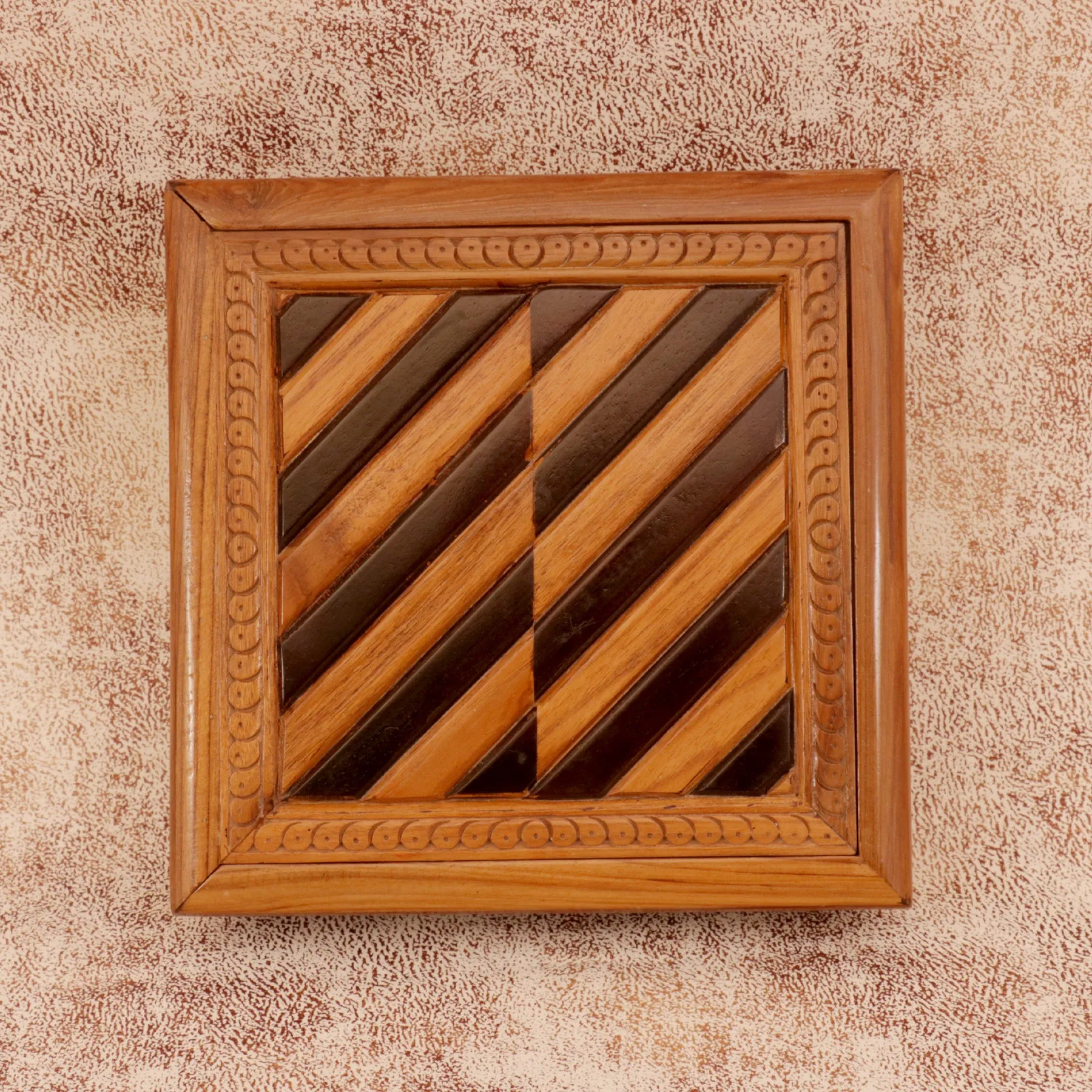 Striped Square Box