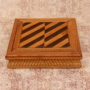 Striped Square Box