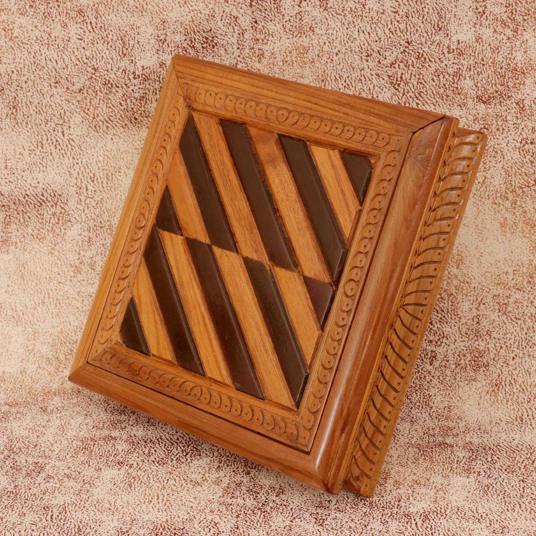 Striped Square Box