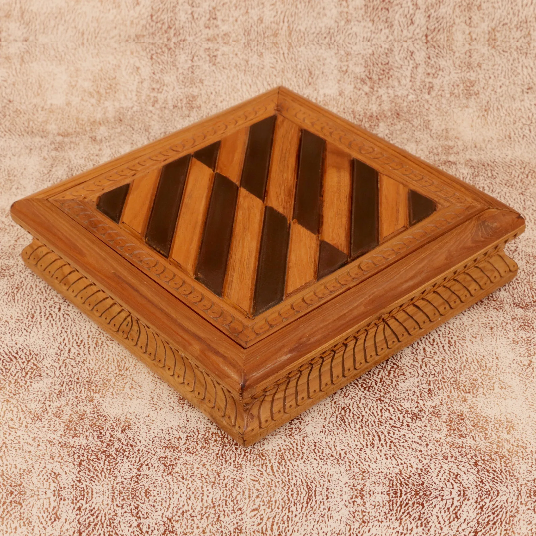 Striped Square Box