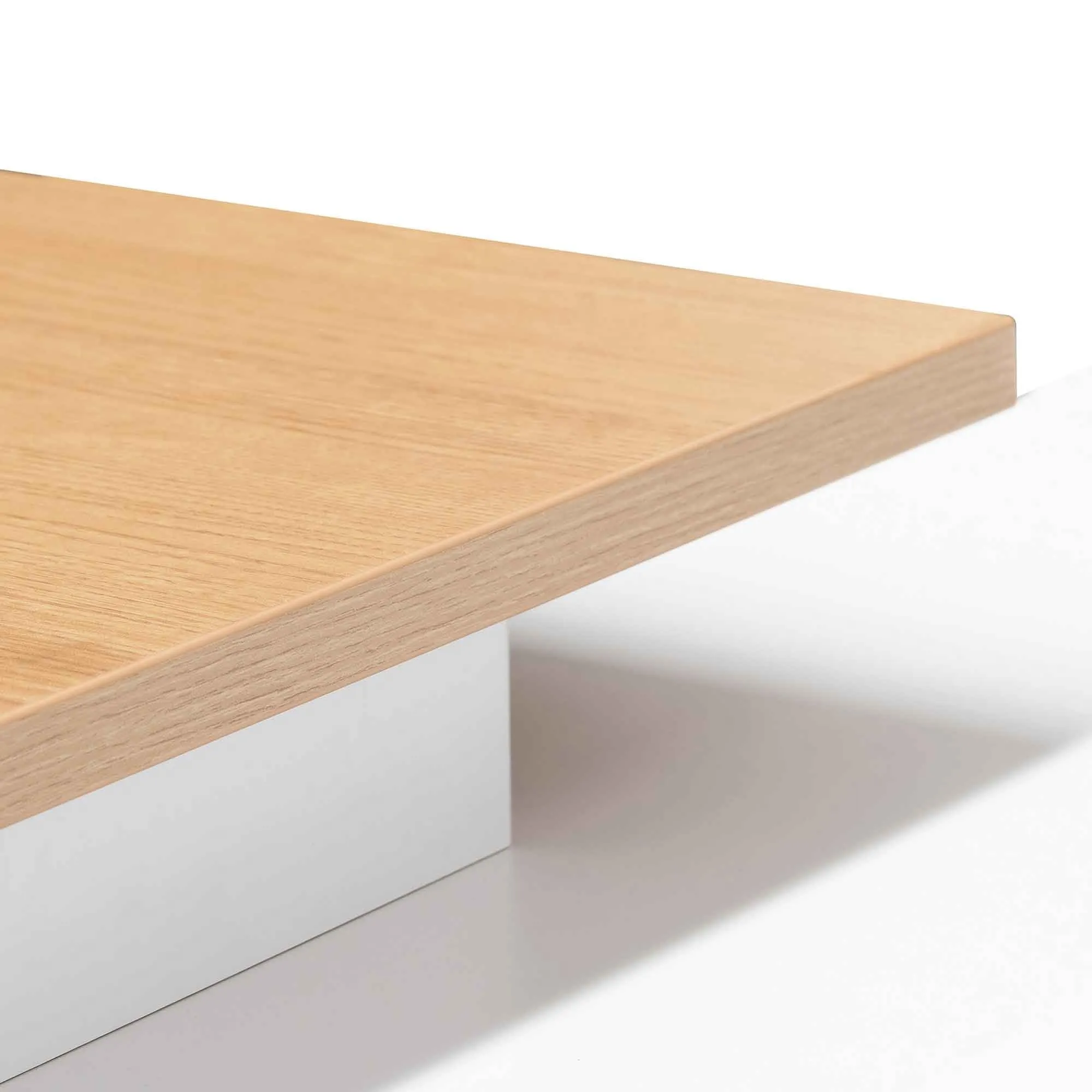 Stylus 160cm Left Return Executive Office Desk - Natural