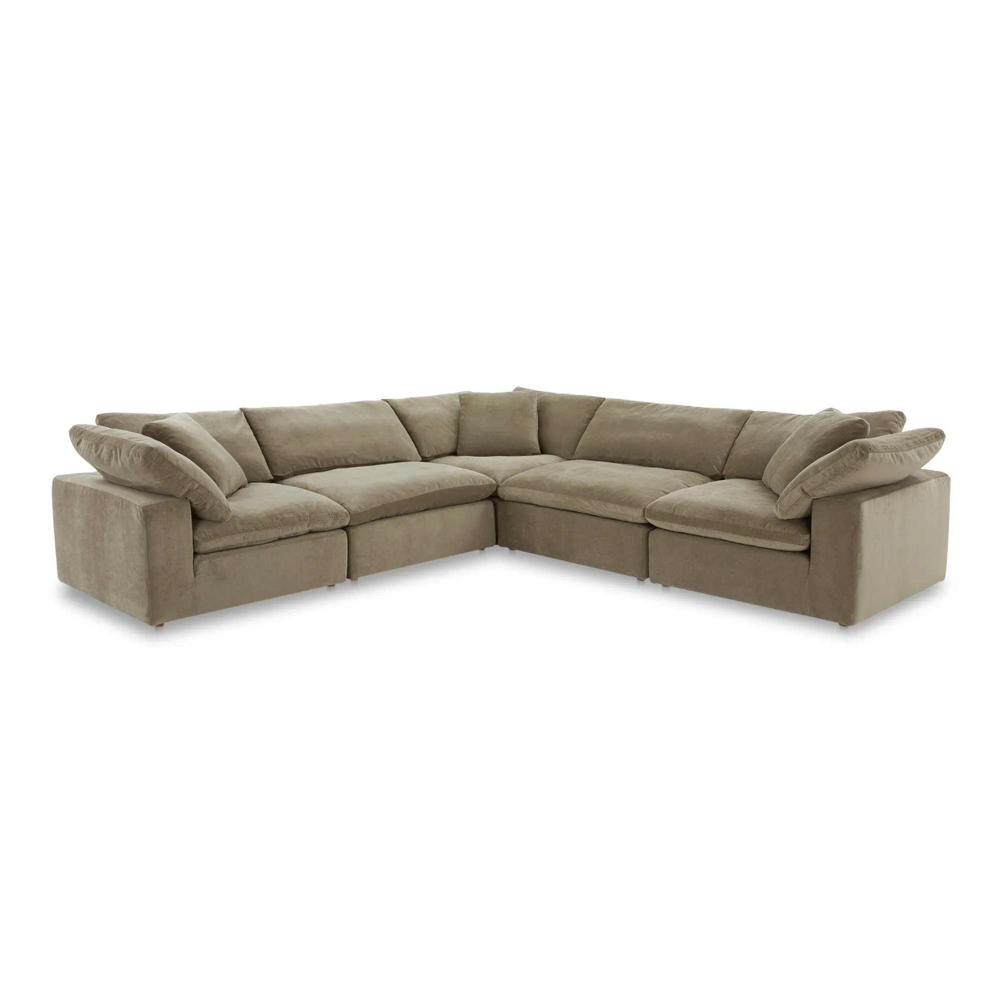 Terra Classic L Modular Sectional Performance Fabric Desert Sage
