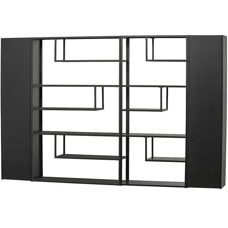 Teun Black Storage Cabinet