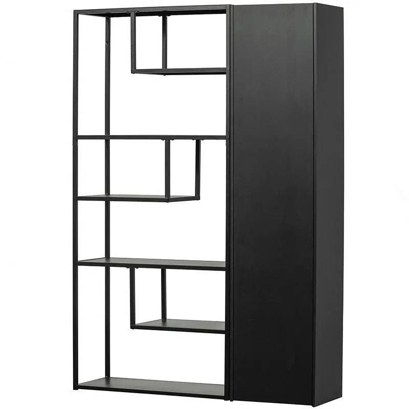 Teun Black Storage Cabinet