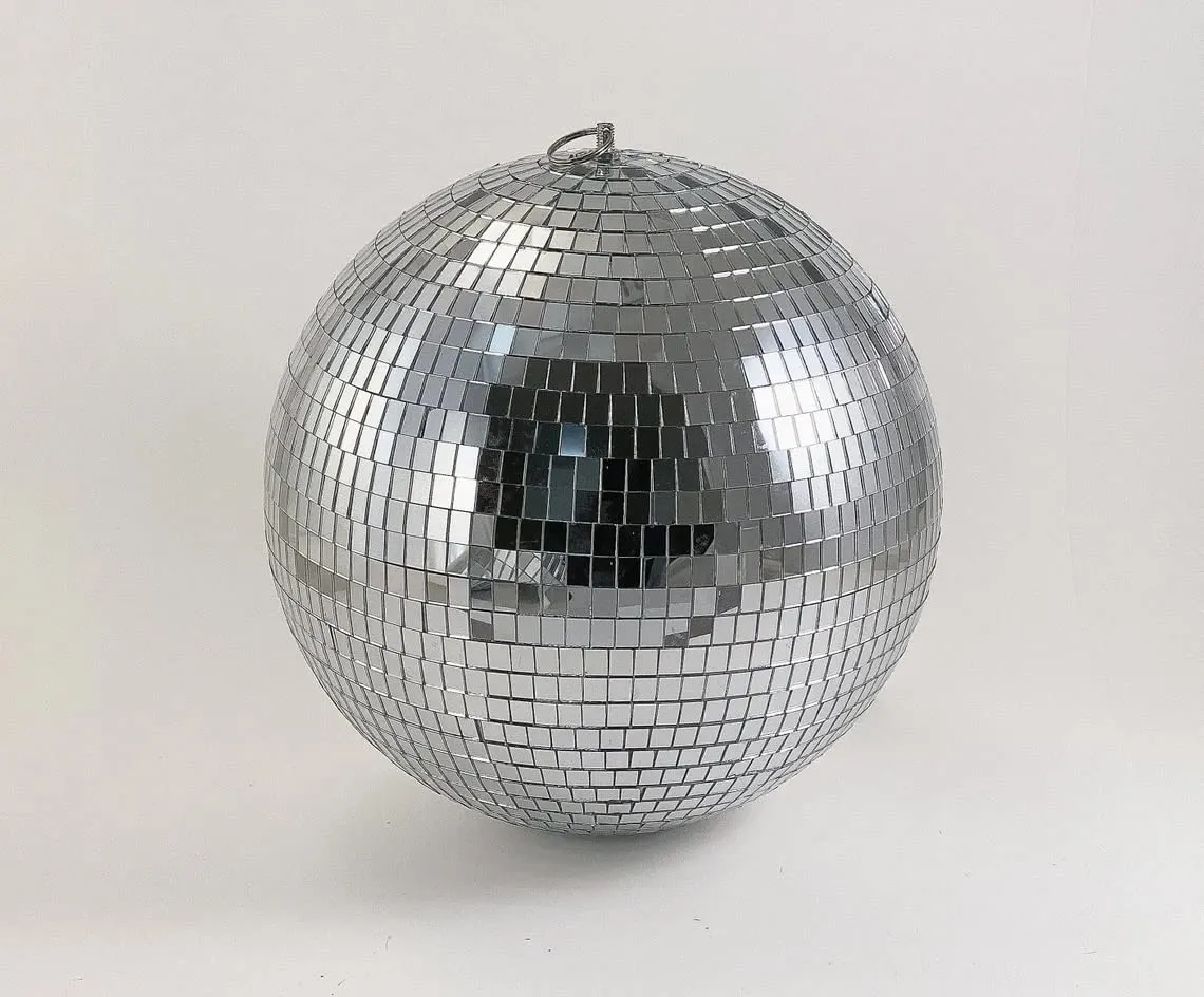 The Decor Affair 1 Pcs Disco Ball with Hanging Swivel,Mirror Ball (Multiple Sizes) (10 Inch) Decoration.