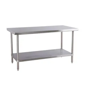 Thorinox DSST-2496-GS 24" x 96" 18 Gauge Stainless Steel Work Table