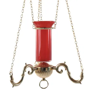 Three Arm Sanctuary Hanging Lamp