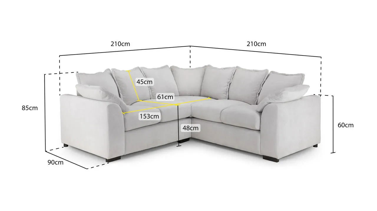 Toby Sofa - Natural Large Corner - 210 x 210 CM