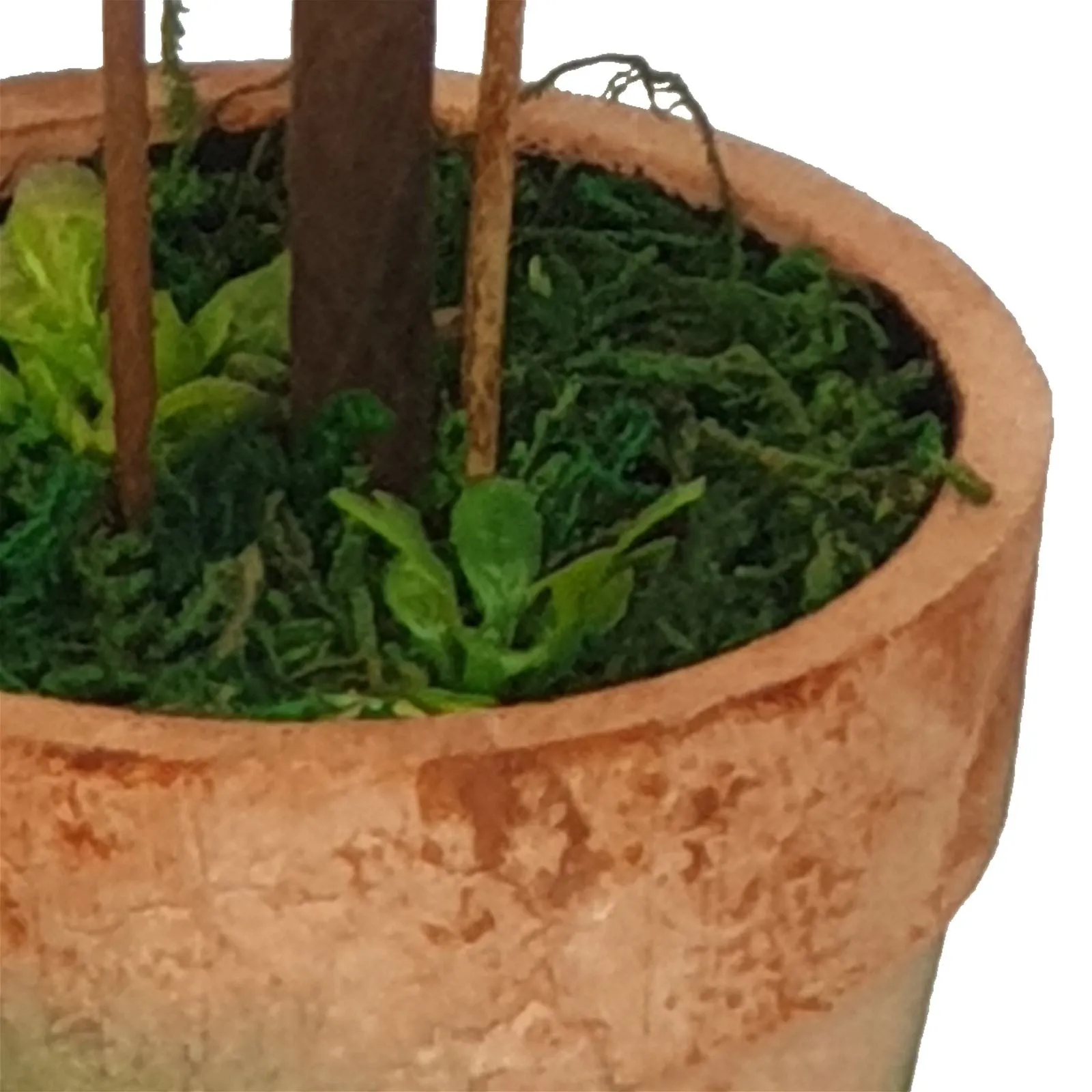 Topiary Ball 20cm Artificial Plant In Terracotta-Look Pot by Criterion