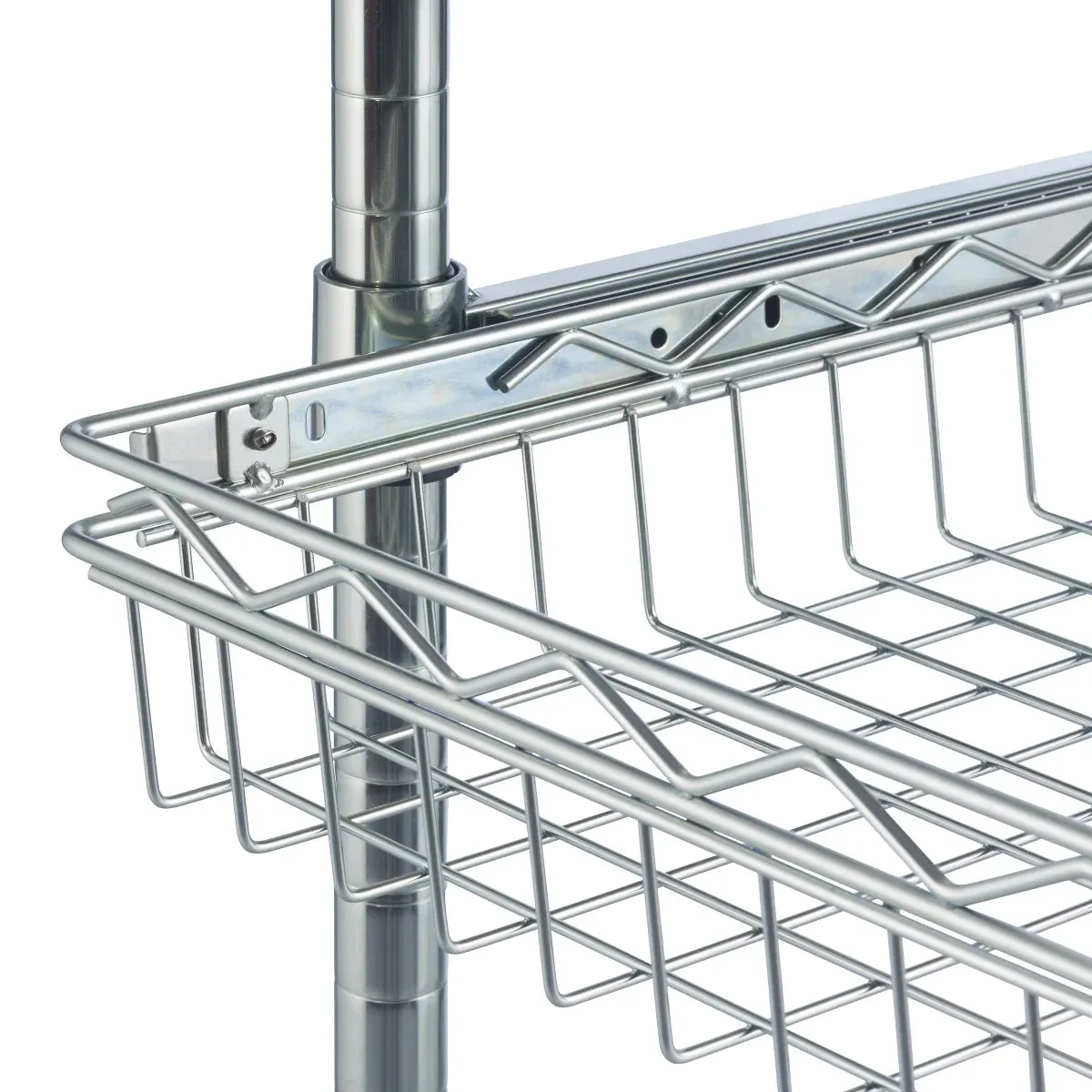 TRINITY EcoStorage 5-Tier NSF Certified Square Rack with Wheels