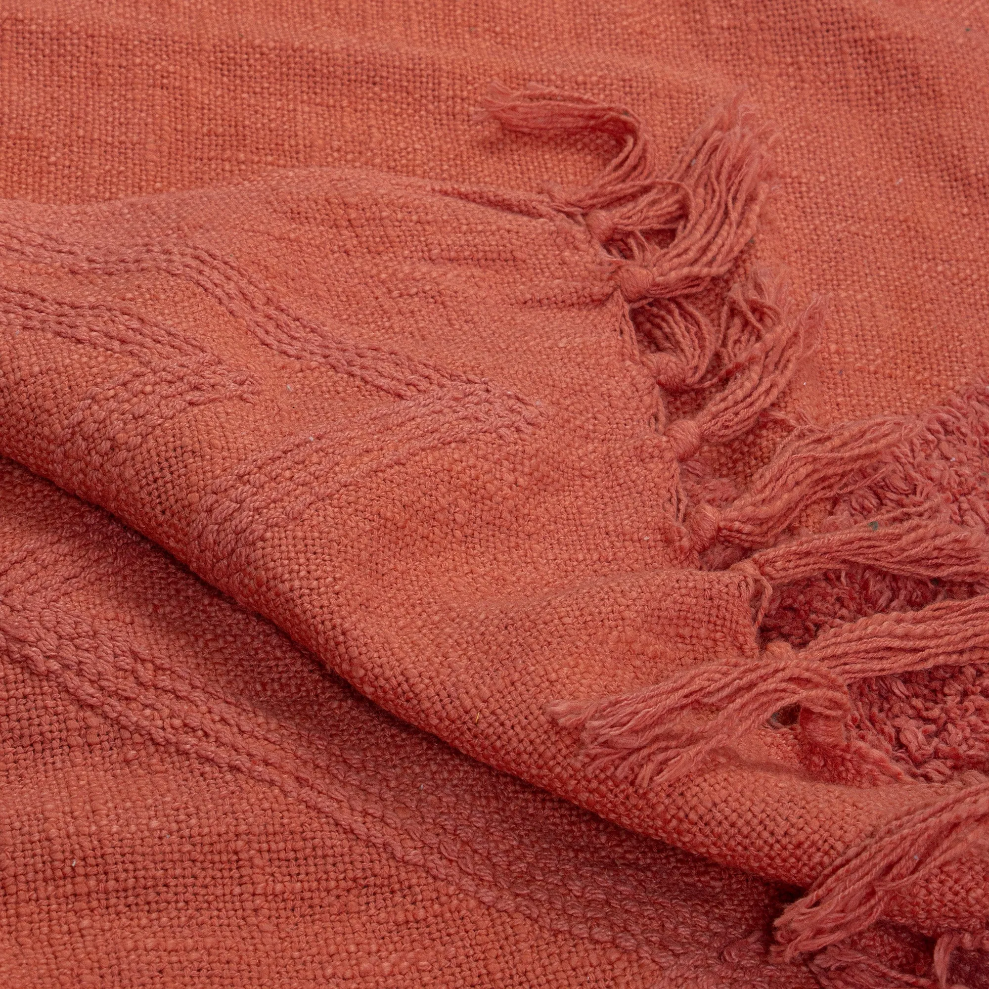 Tufted Pure Cotton Throw For Couch