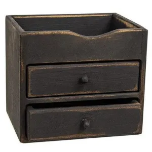 Two Drawer Whatnot Box
