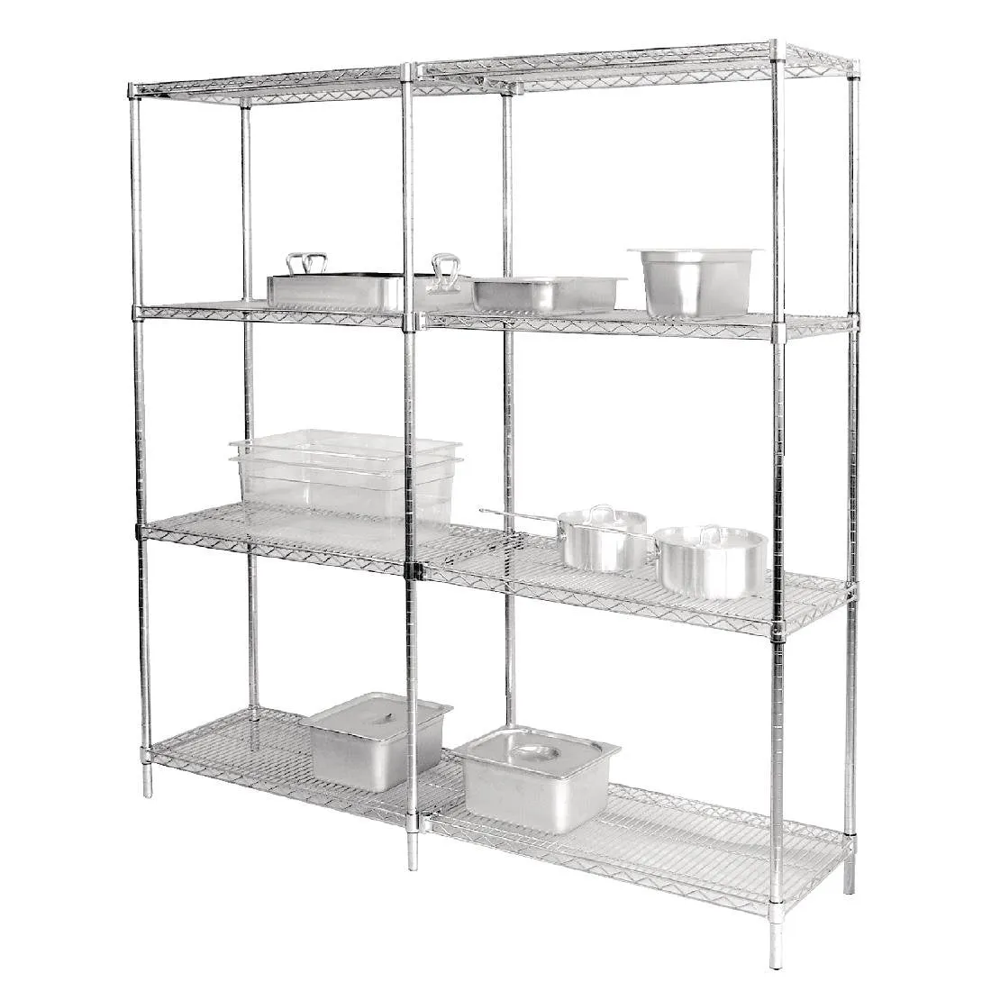 U892 Vogue Chrome Wire Shelves 915x610mm (Pack of 2)