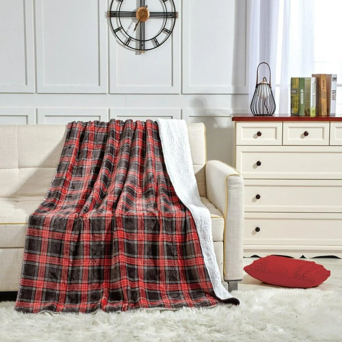 Ultra Soft Oversized Plush Altitude Throw Blanket - Stylish Home Décor for Bed or Couch