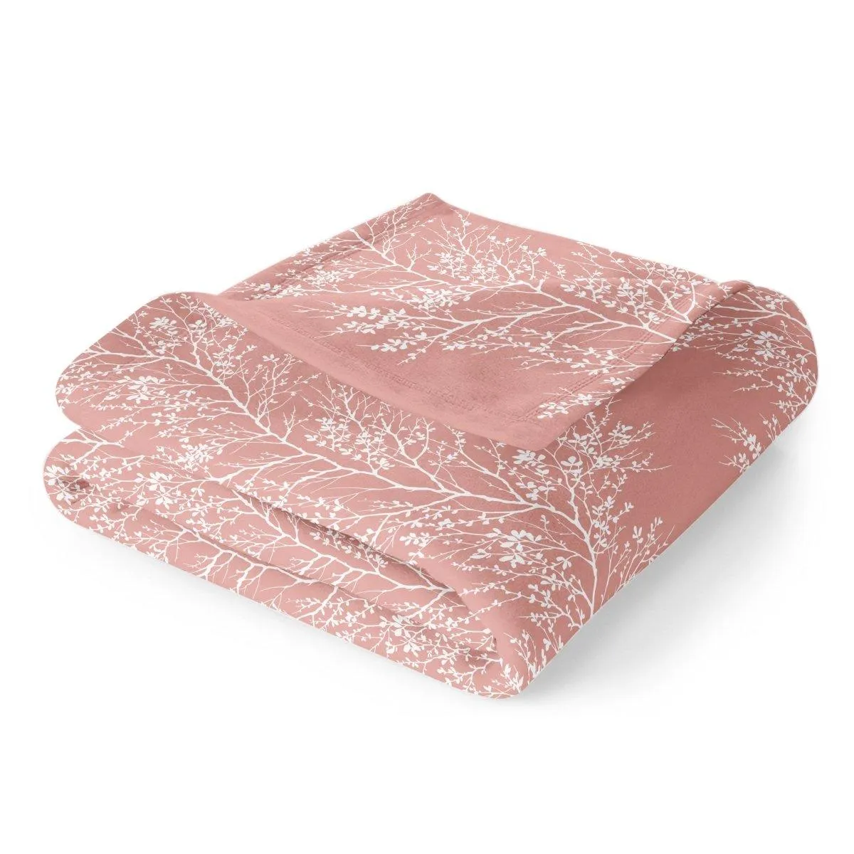 Ultra Soft Oversized Plush Foliage Throw Blanket - Stylish Home Décor for Bed or Couch