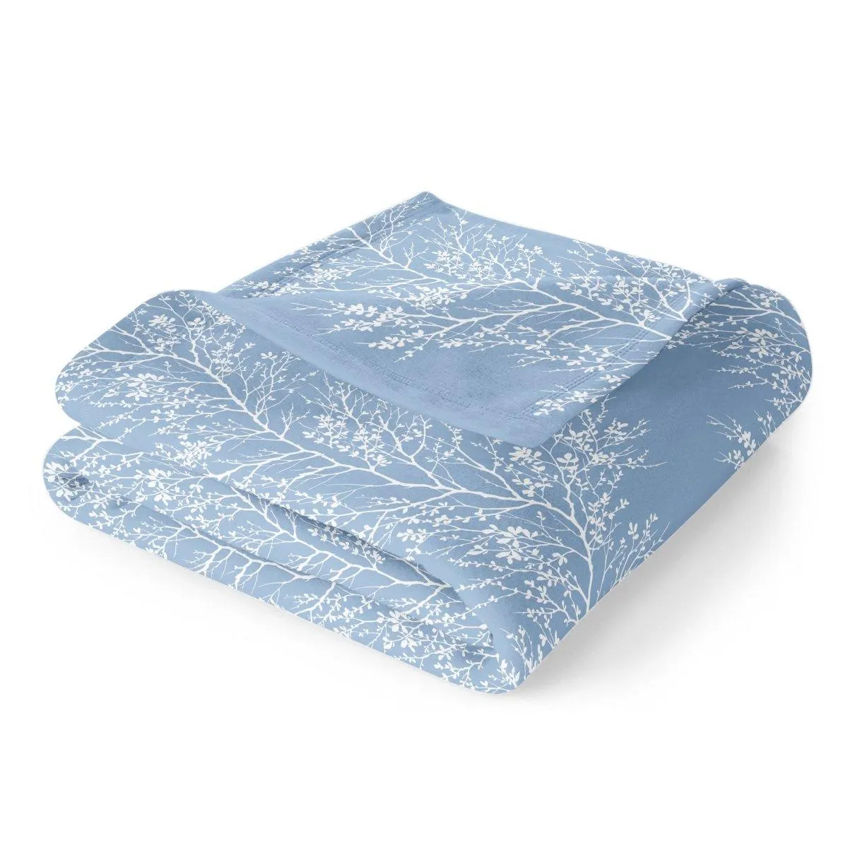 Ultra Soft Oversized Plush Foliage Throw Blanket - Stylish Home Décor for Bed or Couch