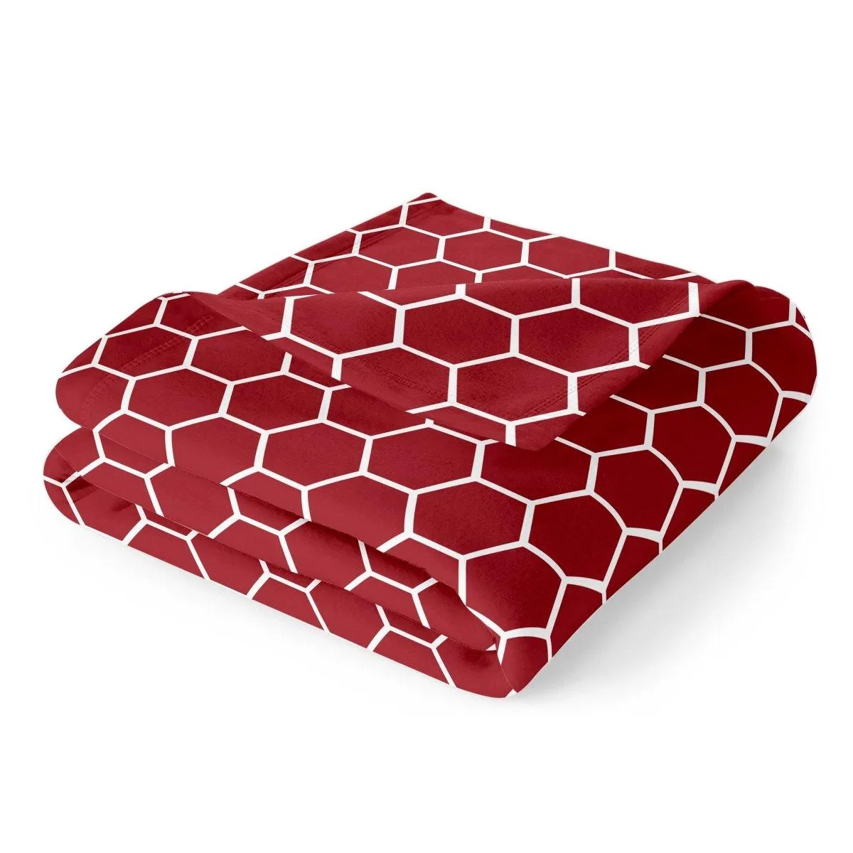 Ultra Soft Oversized Plush Honeycomb Throw Blanket - Stylish Home Décor for Bed or Couch