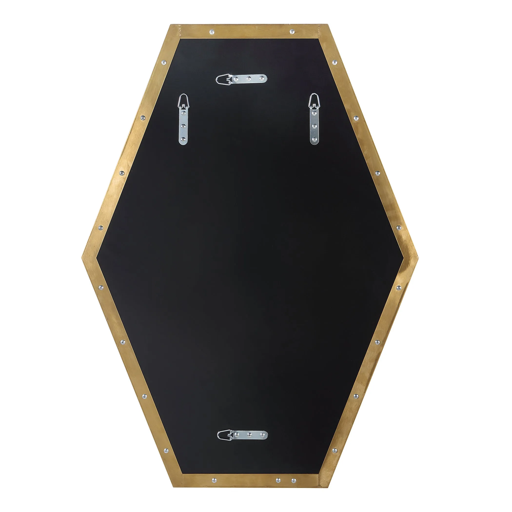Uttermost Ankara Brass Hexagon Mirror