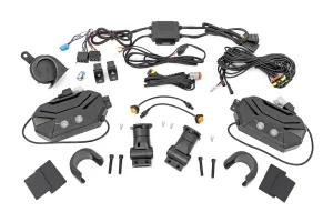 UTV Aluminum Side Mirrors - Blinker Kit - 1.5-2" Roll Cage (Universal)
