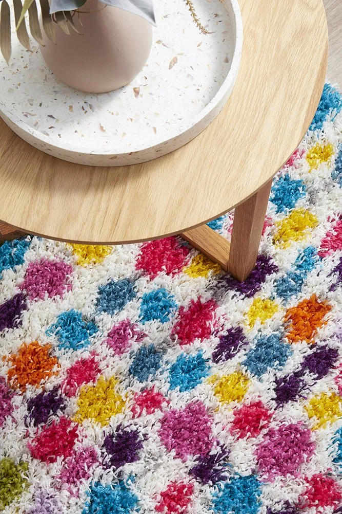 Vegas Dot Rug (Multi) by Rug Culture