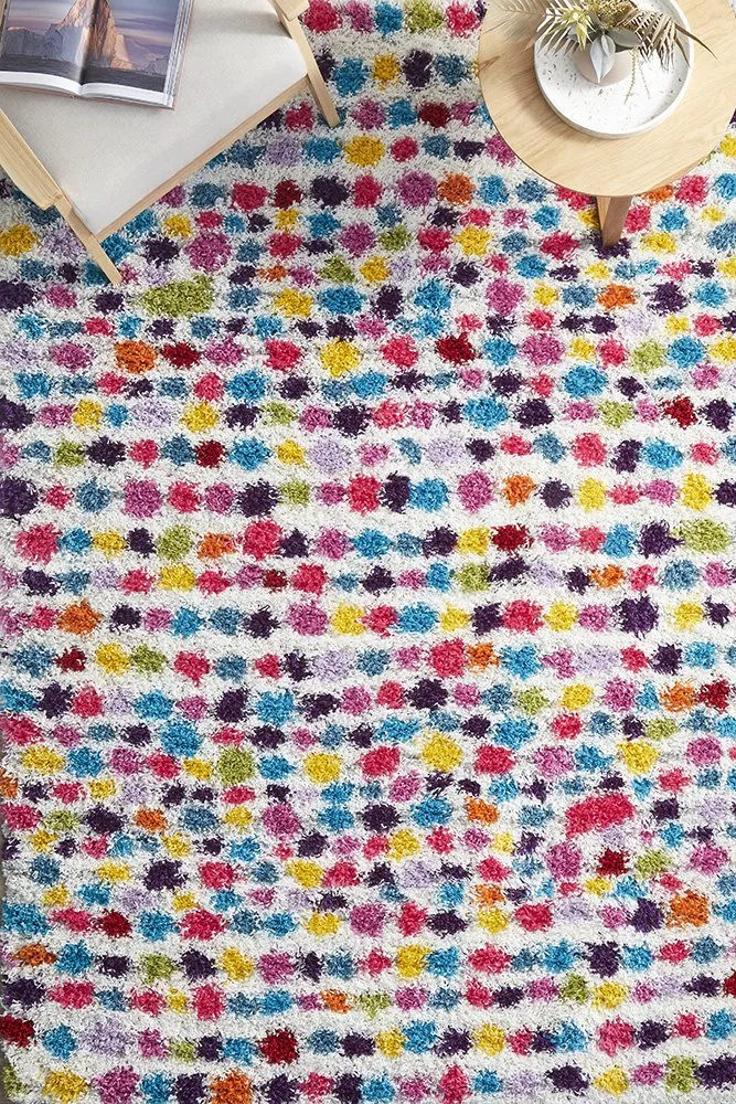 Vegas Dot Rug (Multi) by Rug Culture