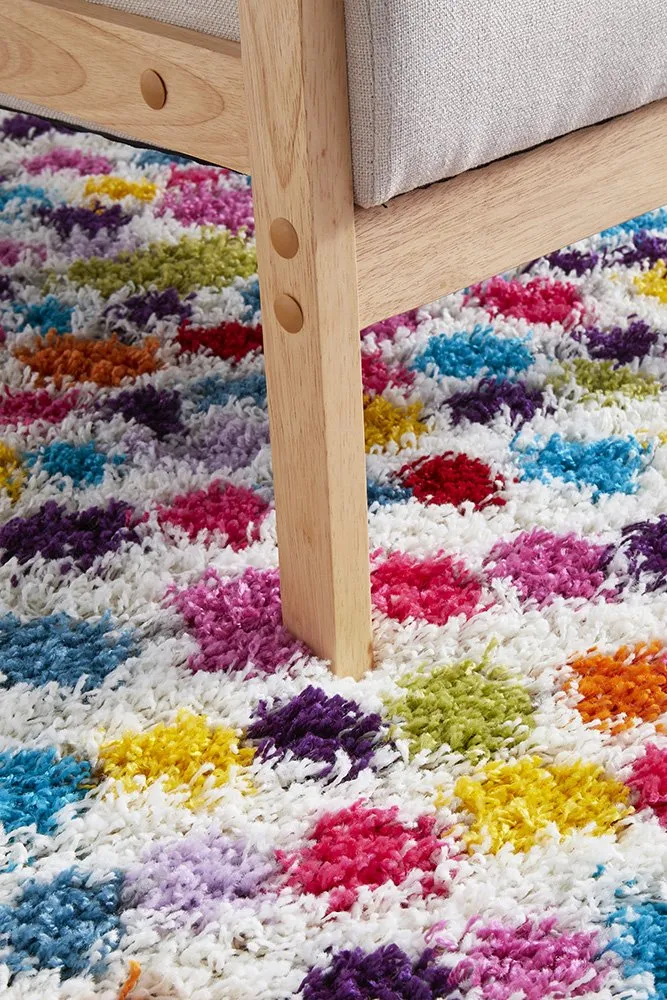 Vegas Dot Rug (Multi) by Rug Culture