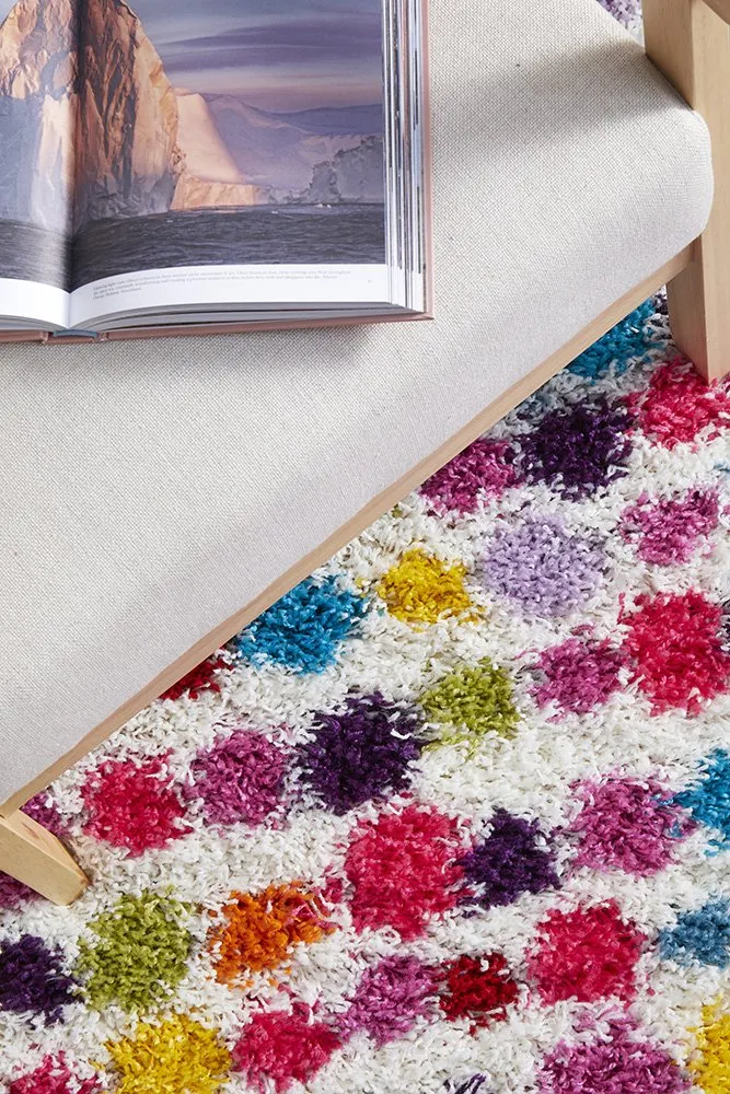 Vegas Dot Rug (Multi) by Rug Culture