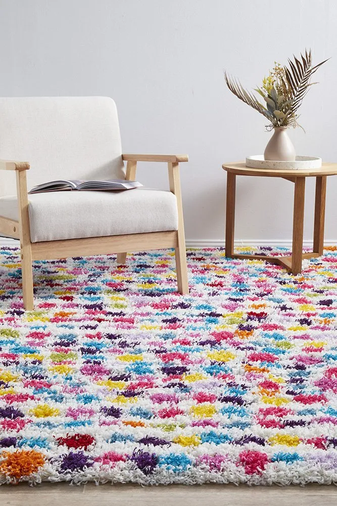 Vegas Dot Rug (Multi) by Rug Culture