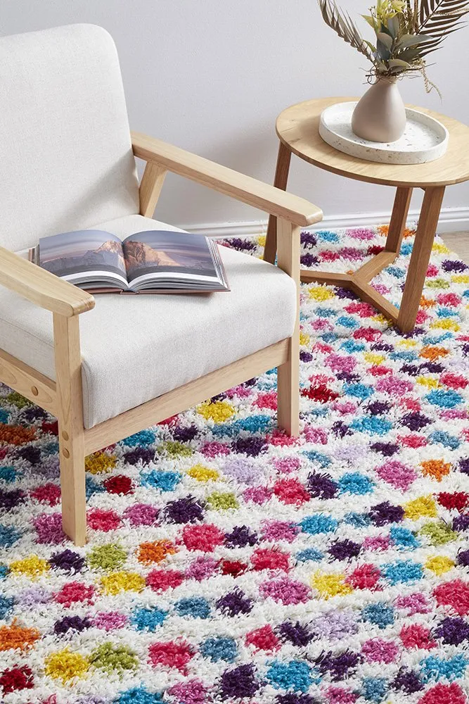Vegas Dot Rug (Multi) by Rug Culture