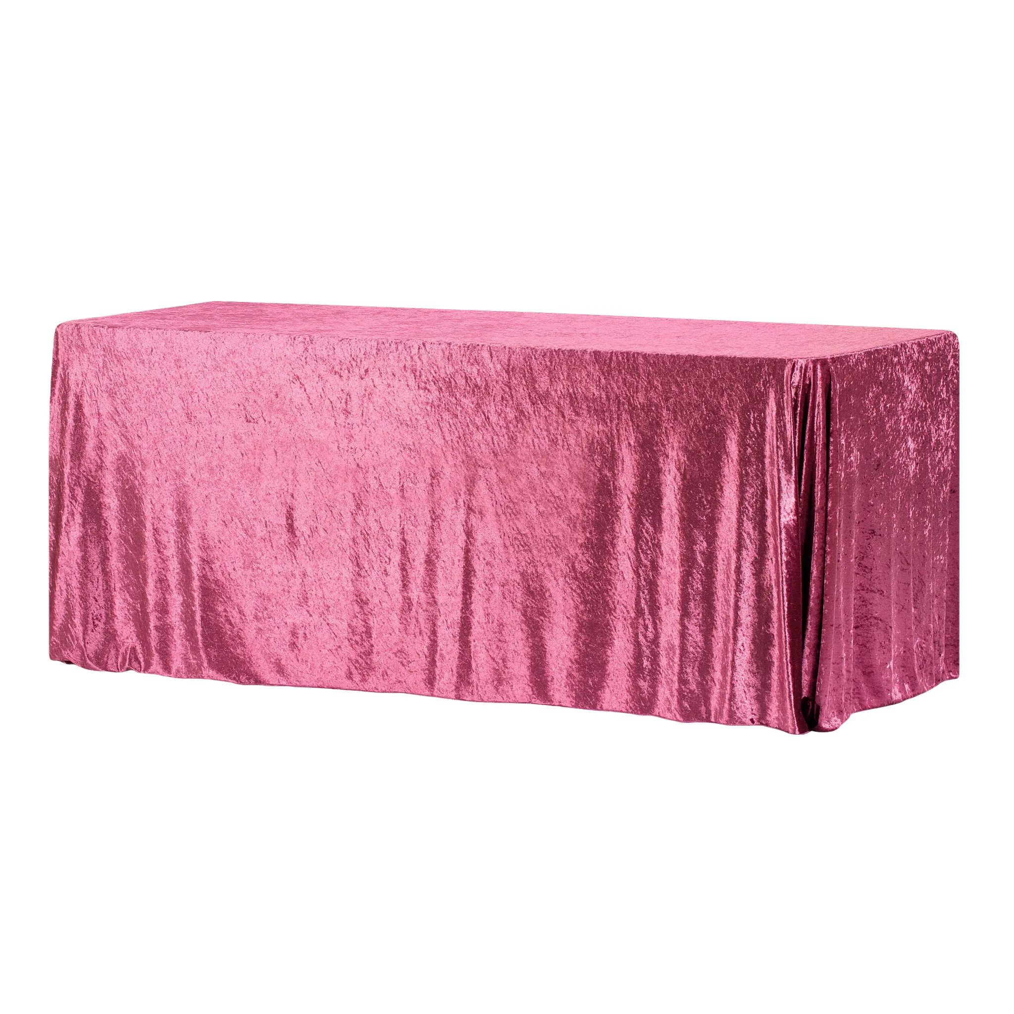 Velvet 90"x132" Rectangular Tablecloth - Mulberry