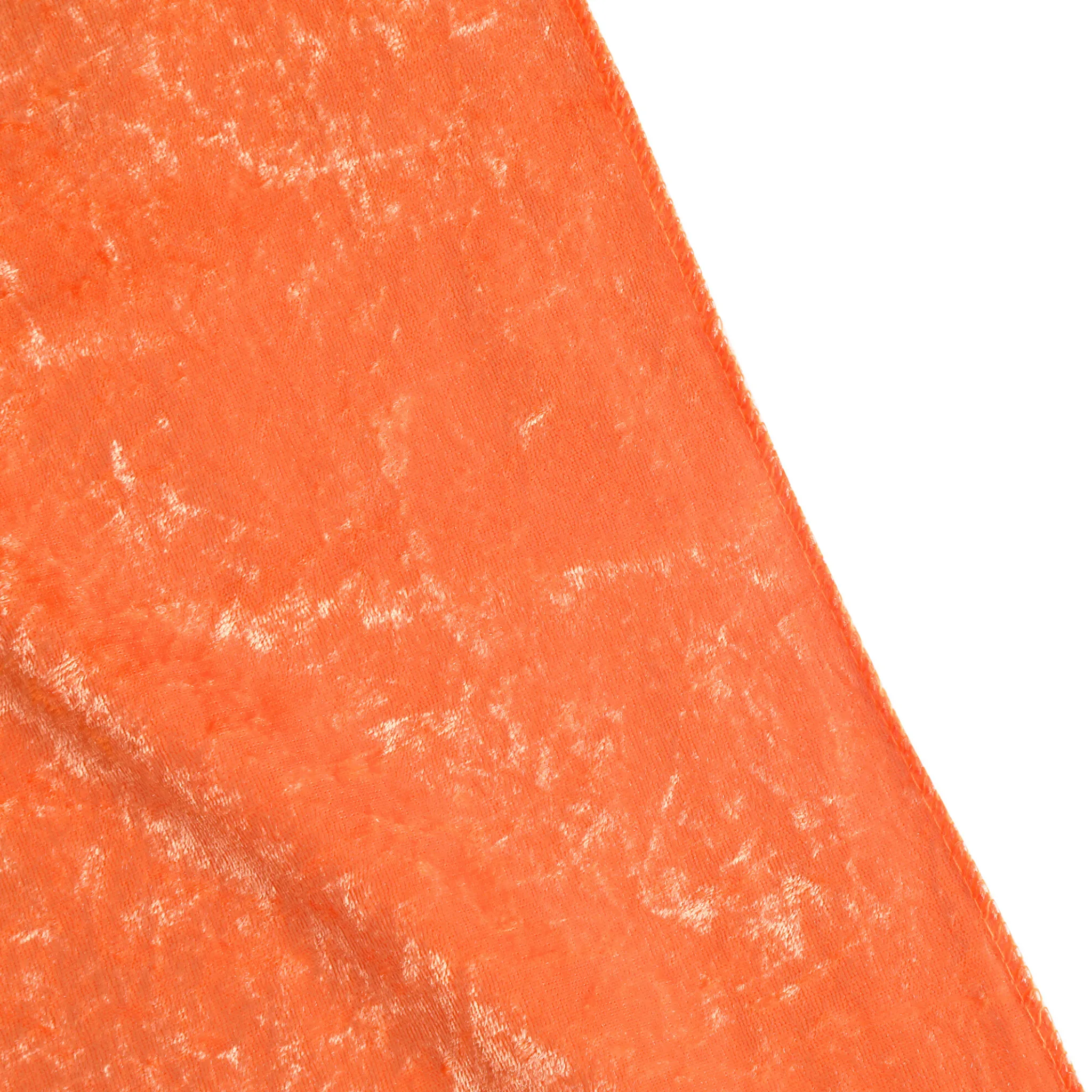 Velvet 90"x132" Rectangular Tablecloth - Orange
